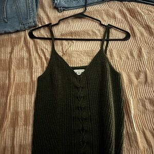 American Eagle Outfitters Dark Green Camisole